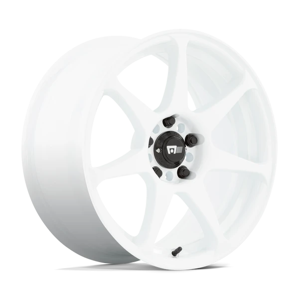 Battle - 17in, Cast Aluminum, White, 17X8, 5X100, 30mm, 194933195053, SAE J2530 JWL VIA, 194933195053