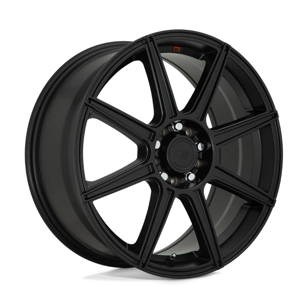 CS8 - 16in, Cast Aluminum, Satin Black, 16X7, 5X100/105, 40mm, 885463803333, SAEJ2530 JWL VIA, 885463803333