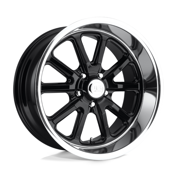 Rambler - 20in, Cast Aluminum, Gloss Black, 20X8, 5X5.0, 1mm, 885463898421, SAE J2530 JWL VIA, 885463898421