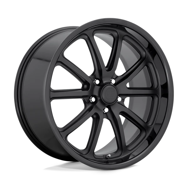 Rambler - 18in, Cast Aluminum, Gloss Black Matte Black, 18X8, 5X4.75, 1mm, 194933002481, SAE J2530 JWL VIA, 194933002481