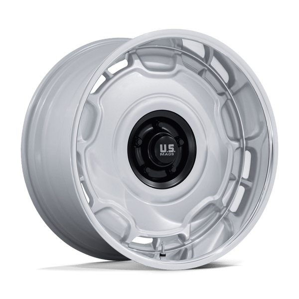 Arlington - 22in, Cast Aluminum, Silver M-Blk Center W/ Dc-Lip, 22X10.5, 5X5.0, 12mm, 194933405824, SAEJ2530, 194933405824