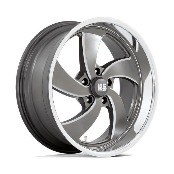 Desperado - 20in, Cast Aluminum, Anthracite Milled Diam-Cut Lip, 20X8, 5X5.0, 1mm, 194933213429, SAEJ2530, 194933213429