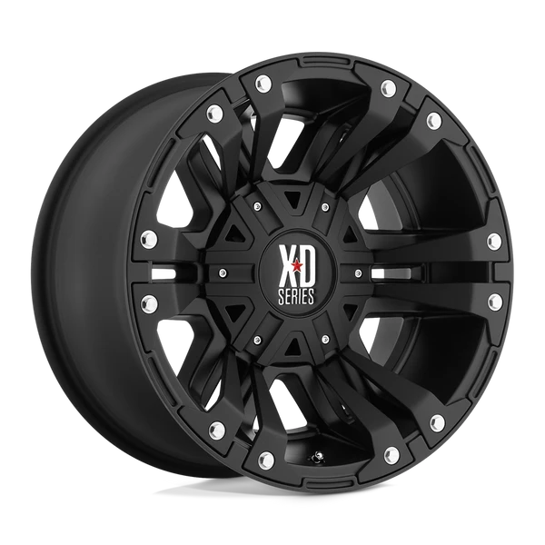 Monster II - 18in, Cast Aluminum, Matte Black, 18X9, 5X5.0/5.5, 18mm, 885463088112, SAE J2530 JWL-T VIA, 885463088112