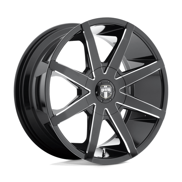 Push - 20in, Cast Aluminum, Gloss Black Milled, 20X8.5, 6X135/5.5, 25mm, 885463892993, 885463892993