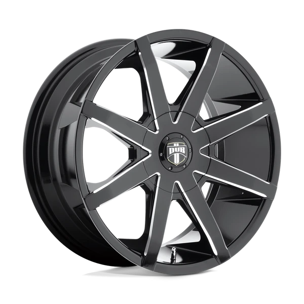 Push - 20in, Cast Aluminum, Gloss Black Milled, 20X8.5, 6X120/132, 35mm, 194933109081, 194933109081