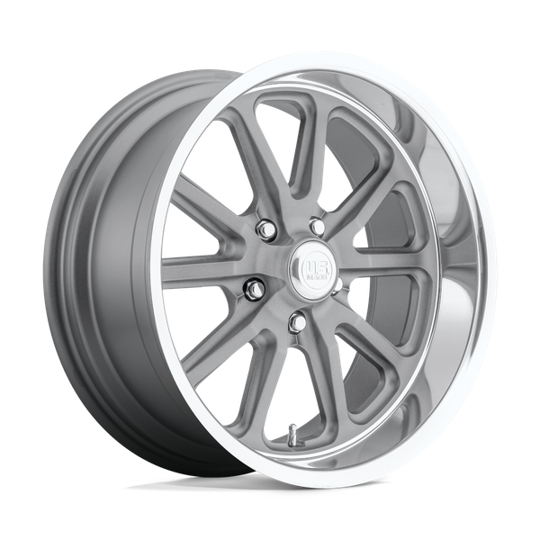Rambler - 22in, Cast Aluminum, Textured Gray W/ Dc Lip, 22X11, 5X5.0, 18mm, 885463897899, SAE J2530 JWL VIA, 885463897899