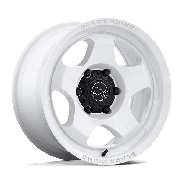 Sol - 17in, Flow Formed Aluminum, Gloss White, 17X9, 6X5.5, 12mm, 194933413638, SAEJ2530, 194933413638