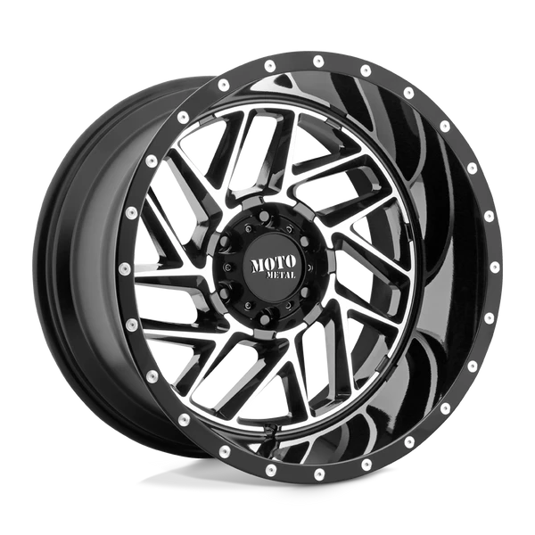 Breakout - 20in, Cast Aluminum, Gloss Black Machined, 20X9, 6X5.5, 0mm, 885463271422, SAEJ2530 JWL-T VIA, 885463271422