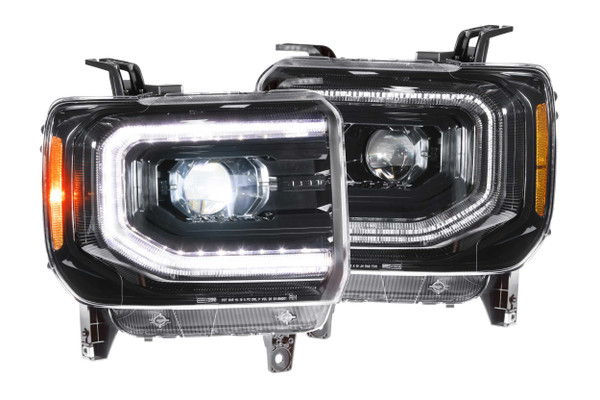 Headlight - XB LED: GMC Sierra (14-18 / Set) - 840203303603