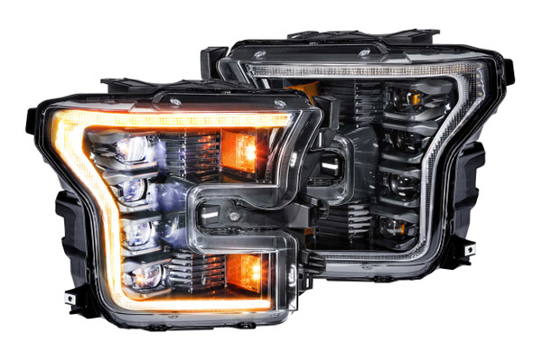 Headlight - XB LED: Ford F-150 (15-17 / Amber DRL / Set) - 840203303627