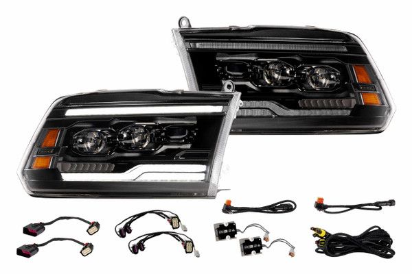 Headlight - XB Evo Hybrid: 09-18 Dodge Ram (Set) - 840203328590