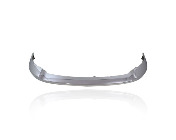 Bumper Cap - Compatible/Replacement for '11-14 Chevrolet Silverado 2500/3500 - Front Upper Trim Plastic Cover, Chrome Silver, 25883355