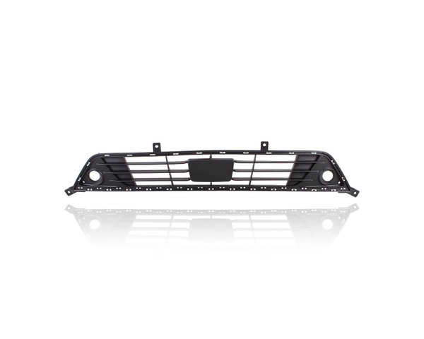 Grille - Compatible/Replacement for '20-22 Kia Niro/Plug-In With Cruise Sensor - Front Bumper Lower Dark Gray, 86561G5600