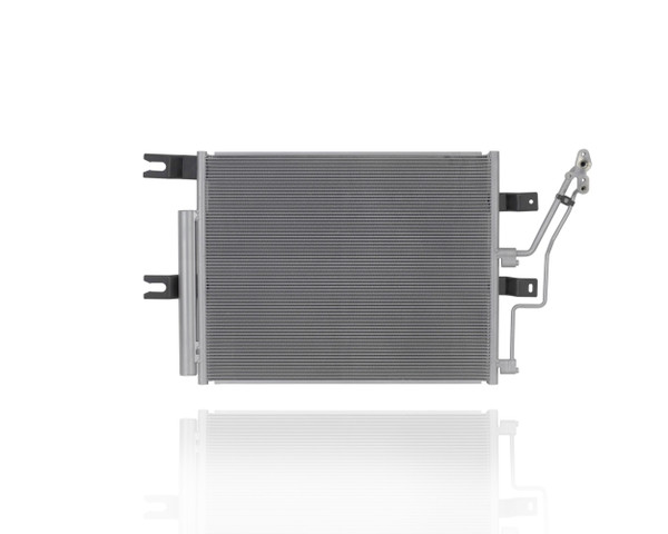 A/C Condenser For 4885 10-12 Dodge RAM R2500 6.7L, 10-12 R3500-6.7L Manual Transmission - Without Transmission Oil Cooler - With Receiver & Dryer - 55056967AD