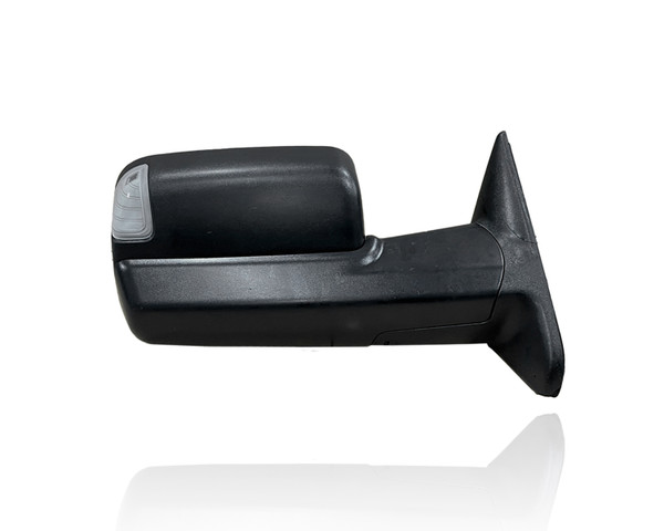 Door Mirror Compatible/Replacement for '15-18 RAM 2500/3500 With Tow Package - Heated/Memory/Signal/Puddle/Power-Folding, Textured Black, Right Hand - Passenger, 68412884AC