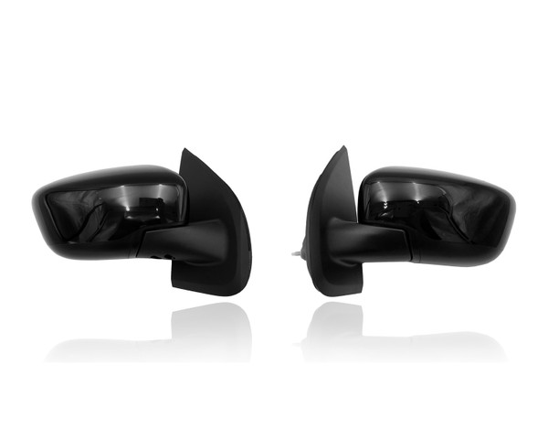 Door Mirror Replacement for 22-25 Nissan Frontier - Power, Non-Heated With Blindspot/Cover, Without Side View Camera, Unpainted, Pair, Left Driver + Right Passenger Set, 963019BU1A, 963029BU1A