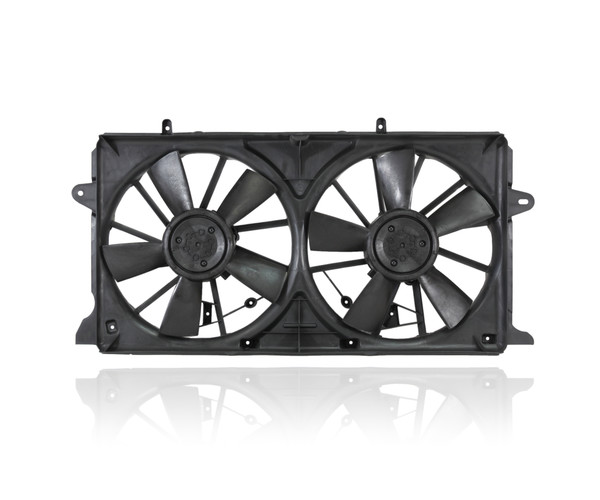 TOPAZ Cooling Fan Assembly – Dual Fan – For Chevy Silverado 1500 & GMC Sierra 1500 – Replaces 23123635