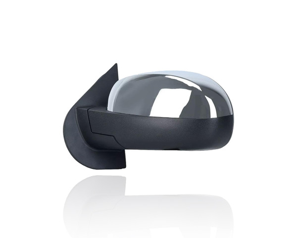 Door Mirror Compatible/Replacement for '09-14 Chevrolet Tahoe - Heated With Memory/Signal/Blindspot, Power-Folding Chrome, Left Hand - Driver, 20756774