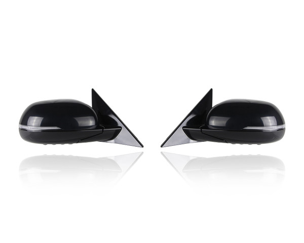 Door Mirror Compatible/Replacement for '20-25 Kia Soul GT - Heated With Blindspot/Signal, Pair, Left Driver + Right Passenger Set, 87620K0440, 87610K0440