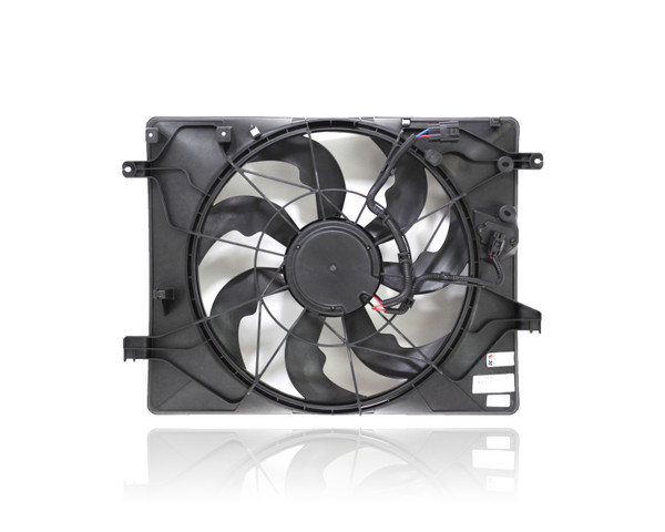 Dual Radiator and Condenser Fan Assembly For HY3115148 13-16 Hyundai Genesis Coupe 3.8L V6