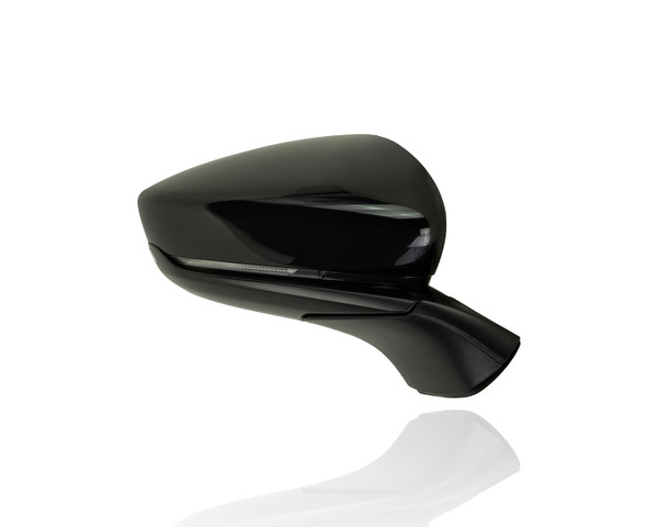 Door Mirror Compatible/Replacement for '19-25 Mazda Mazda3 Hatchback - Power, Heated With Signal/Blindspot, Without Memory, Unpainted, Right Hand - Passenger, BEMF69121E