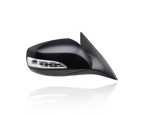 Door Mirror Compatible/Replacement for '10-16 Hyundai Genesis Coupe - Power, Heated With Signal, Unpainted, Right Hand - Passenger, 876202M130