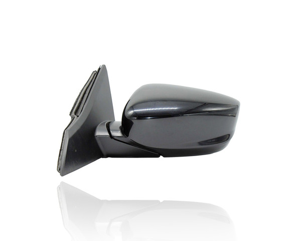 Door Mirror Compatible/Replacement for '17-17 Honda Accord Coupe - Power, Non-Heated, Manual Folding Without Signal, Matte Black Cover Unpainted, Left Hand - Driver, 76250T3LA21ZE