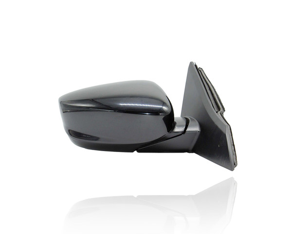 Door Mirror Compatible/Replacement for '17-17 Honda Accord Coupe - Power, Non-Heated, Manual Folding Without Signal, Matte Black Cover Unpainted, Right Hand - Passenger, 76200T3LA21ZE