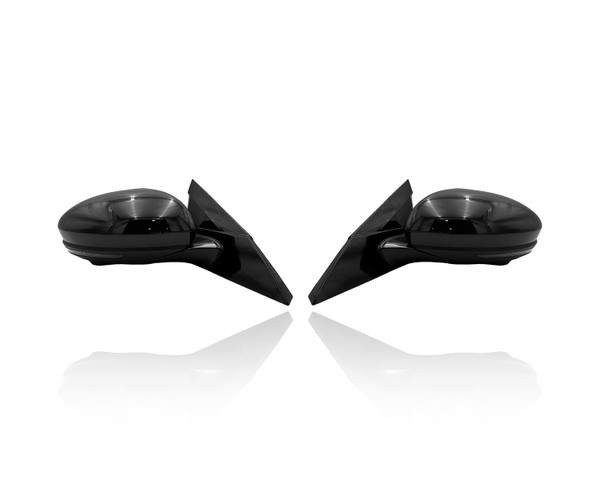 Door Mirror Compatible/Replacement for '21-22 Nissan Altima Platinum - Heated With Signal/Camera, Unpainted, Pair, Left Driver + Right Passenger Set, 963019HE1C, 963029HE1C
