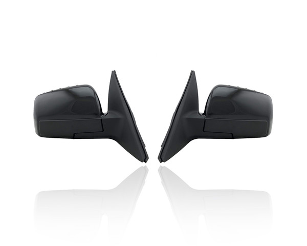 Door Mirror Compatible/Replacement for '12-13 Kia Soul Base - Power, Non-Heated Without Signal, Unpainted, Pair, Left Driver + Right Passenger Set, 876202K341, 876102K331