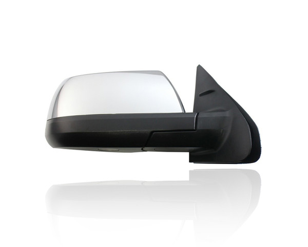Door Mirror Compatible/Replacement for '14-17 Toyota Tundra Limited/Platinum/1794 - Power, Heated With Signal, Without Blindspot, Chrome, Right Hand - Passenger, 879100C450