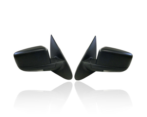 Door Mirror Replacement for 03-06 Lincoln Navigator 05-06 Ford Expedition Limited - Heated With Signal/Memory Power-Folding Unpainted Pair Left Driver + Right Passenger Set 6L7Z17682BA 6L7Z17683AA