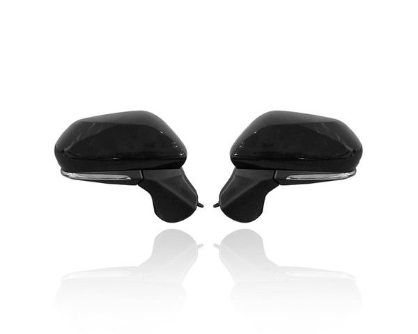 Door Mirror Replacement for 19-19 Toyota Avalon/Hybrid Touring/Limited - With Signal/Blindspot/Memory, Without Camera, Unpainted, Pair, Left Driver + Right Passenger Set, 8791007200, 8794007200