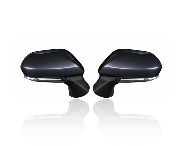 Door Mirror Replacement for 20-22 Toyota Avalon/Hybrid Touring/Limited - With Signal/Blindspot/Memory, Without Camera, Unpainted, Pair, Left Driver + Right Passenger Set, 8791007201, 8794007201
