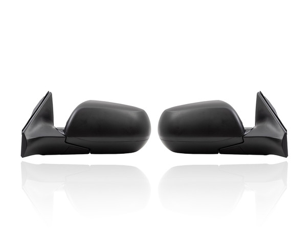 Door Mirror Replacement for 17-22 Honda CR-V/Hybrid LX/Special Edition - Power, Non-Heated Without Signal/Blindspot, Unpainted, Pair, Left Driver + Right Passenger Set, 76208TLCA01, 76258TLCB01