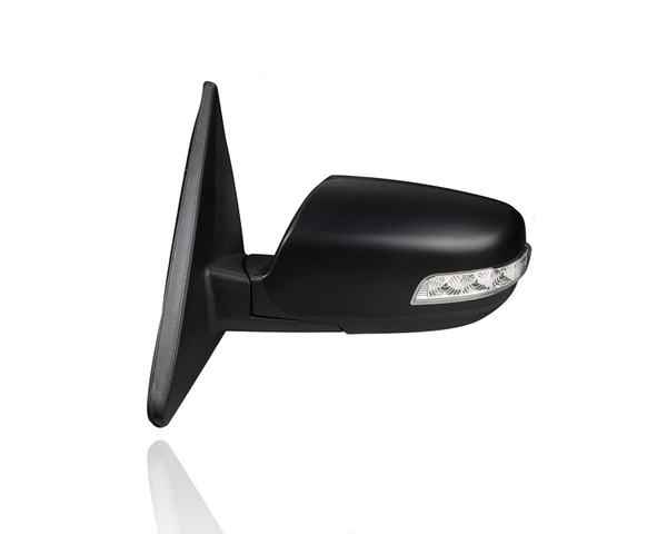 Door Mirror Compatible/Replacement for '11-15 Kia Sorento LX/EX - Heated With Signal, Without Blindspot/Memory, Manual-Folding Unpainted, Left Hand - Driver, 876101U050