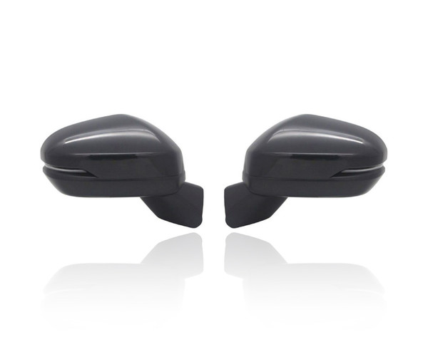Door Mirror Compatible/Replacement for '23-26 Honda CR-V LX - Non-Heated With Signal, Without Blindspot, Unpainted, Pair, Left Driver + Right Passenger Set, 762083A0A02, 762583A0A02