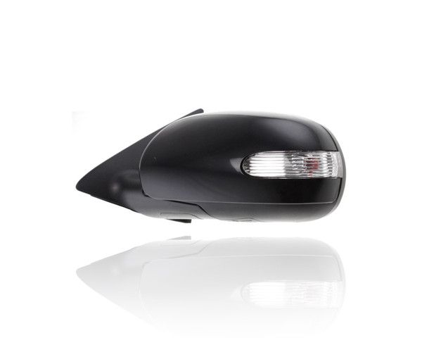 Door Mirror Compatible/Replacement for '10-10 Kia Forte Koup Coupe EX/SX - Power, Heated With Signal, Manual-Folding Unpainted, Left Hand - Driver, 876051M000