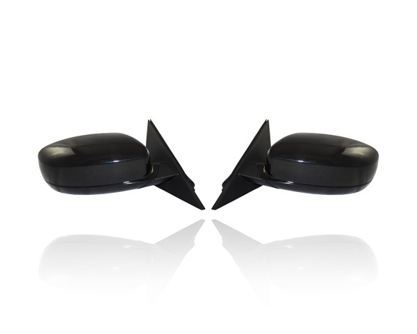 Door Mirror Compatible/Replacement for '11-22 Chrysler 300 Sedan - Power, Heated With Memory, Foldaway Unpainted, Pair, Left Driver + Right Passenger Set, 1TV62TZZAI, 1TV63TZZAI