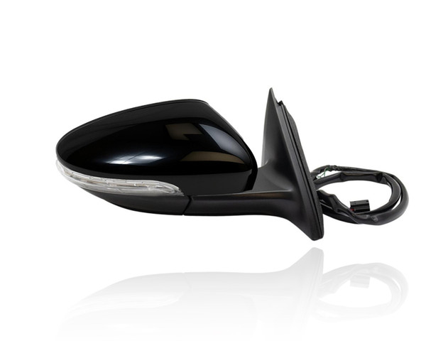 Door Mirror Compatible/Replacement for '16-19 Volkswagen Passat - Power, Heated With Signal/Blindspot/Memory, Manual-Folding Unpainted, Right Hand - Passenger, 561857508BE9B9