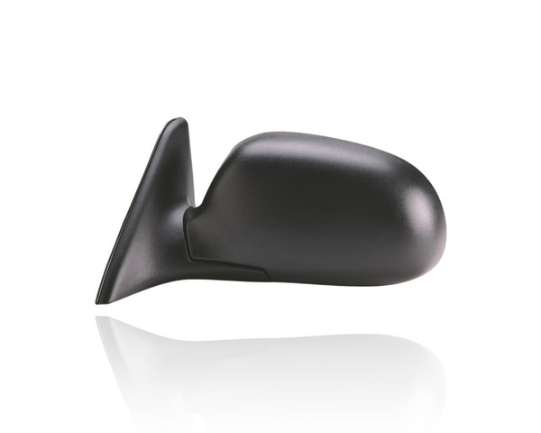 Door Mirror Compatible/Replacement for '95-99 Hyundai Accent Sedan/Hatchback - Manual Black, Left Hand - Driver, 8760522101CA