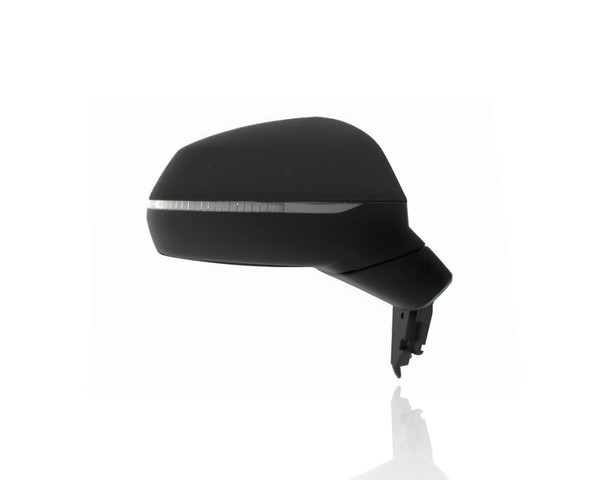 Door Mirror Compatible/Replacement for '18-23 Audi Q5/SQ5 - Power, Heated With Signal, Without Camera, Manual-Folding Unpainted, Right Hand - Passenger, 80B857410B9B9