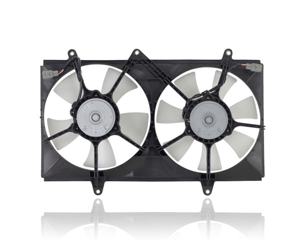 Dual Radiator and Condenser Fan Assembly For TO3115106 98-02 Toyota Corolla