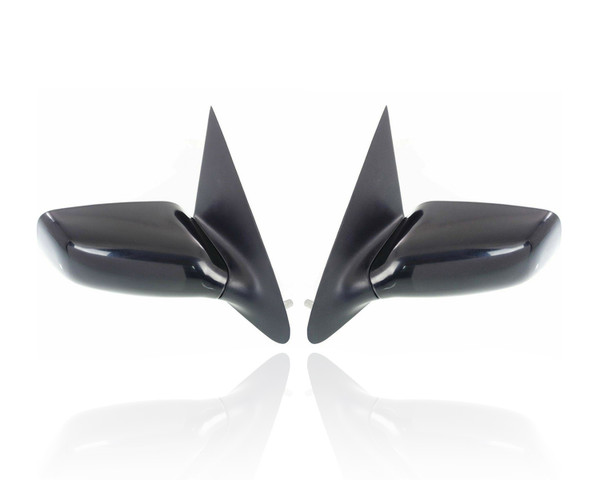 Door Mirror Compatible/Replacement for '95-96 Ford Contour/Mercury Mystique - Power, Pair, Left Driver + Right Passenger Set, F6RZ17682AA, F6RZ17682BA