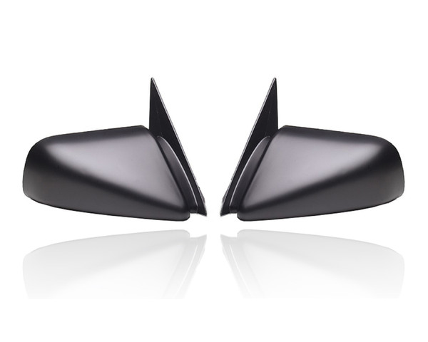 Door Mirror Compatible/Replacement for '90-94 Dodge Shadow/Sundance - Power, Pair, Left Driver + Right Passenger Set, 5252572, 5252573