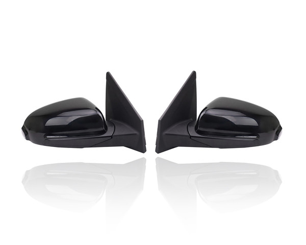 Door Mirror Replacement for 22-23 Hyundai Kona/Electric SEL/N-Line/Limited - Power, Heated With Signal/Blindspot, Unpainted, Pair, Left Driver + Right Passenger Set, 87620J9660MZH, 87610J9680MZH