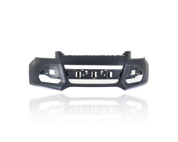 Bumper Cover -  Compatible/Replacement for '13-16 Ford Escape S/SE/SEL/Titanium - Front Primed Without Sensor Hole, CJ5Z17D957BCPTM