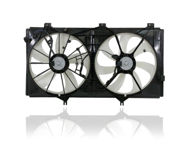 Dual Radiator and Condenser Fan Assembly For LX3115112 07-12 Lexus ES350 Without Towing Package
