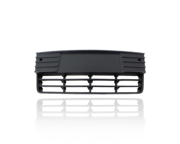 Grille -  Compatible/Replacement for '12-14 Ford Focus Sedan/Hatchback SEL/Titanium - Front Lower Glossy Black With Sensor Hole, CP9Z17K945JA
