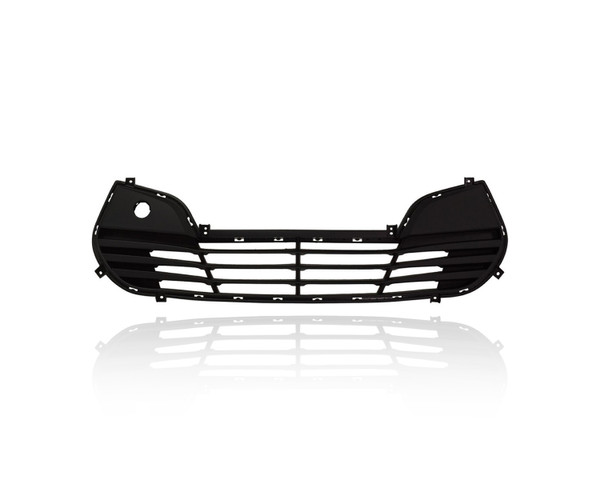 Grille -  Compatible/Replacement for '12-17 Hyundai Veloster Base/1.6L - Front Lower, Black Textured, 865602V000, CAPA